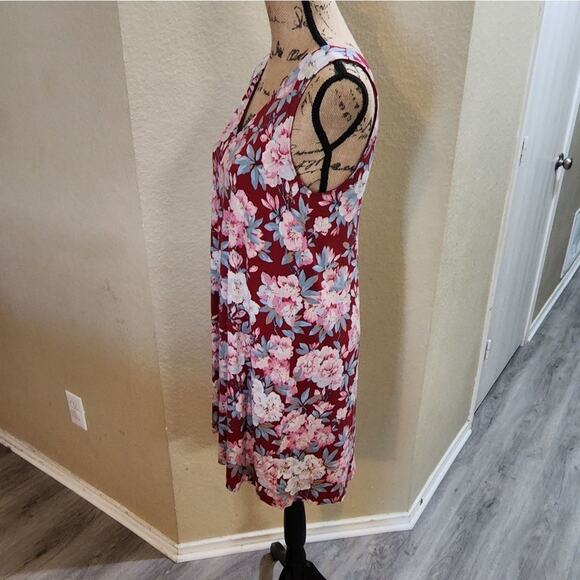 Loft floral comfy lounge dress size small - Picture 3 of 6